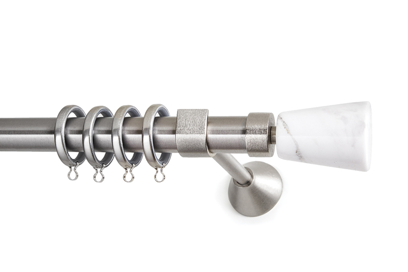 Anartisi - ΣΗΜΑΝΤΙΚΟ: Σε περίπτωση διαφοράς τιμής από το κατάστημα ισχύει παντα και μόνο η τιμή του καταστήματος Anartisi Κουρτινόξυλο Φ25 Inox 'Marble Collection' Ioni